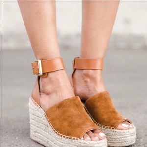 Marc Fisher Adalyn Espadrille Wedges Sz.7